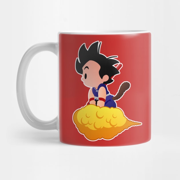 Kid Goku Crossing by JPenfieldDesigns